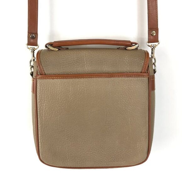 Vintage Dooney & Bourke Square Carrier Crossbody Bag All-Weather Pebbled Leather - Picture 6 of 16